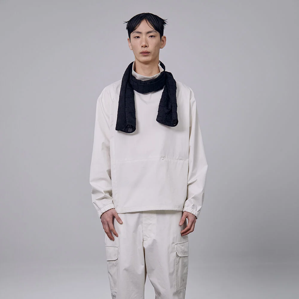 MOCKNECK PULLOVER CREAM