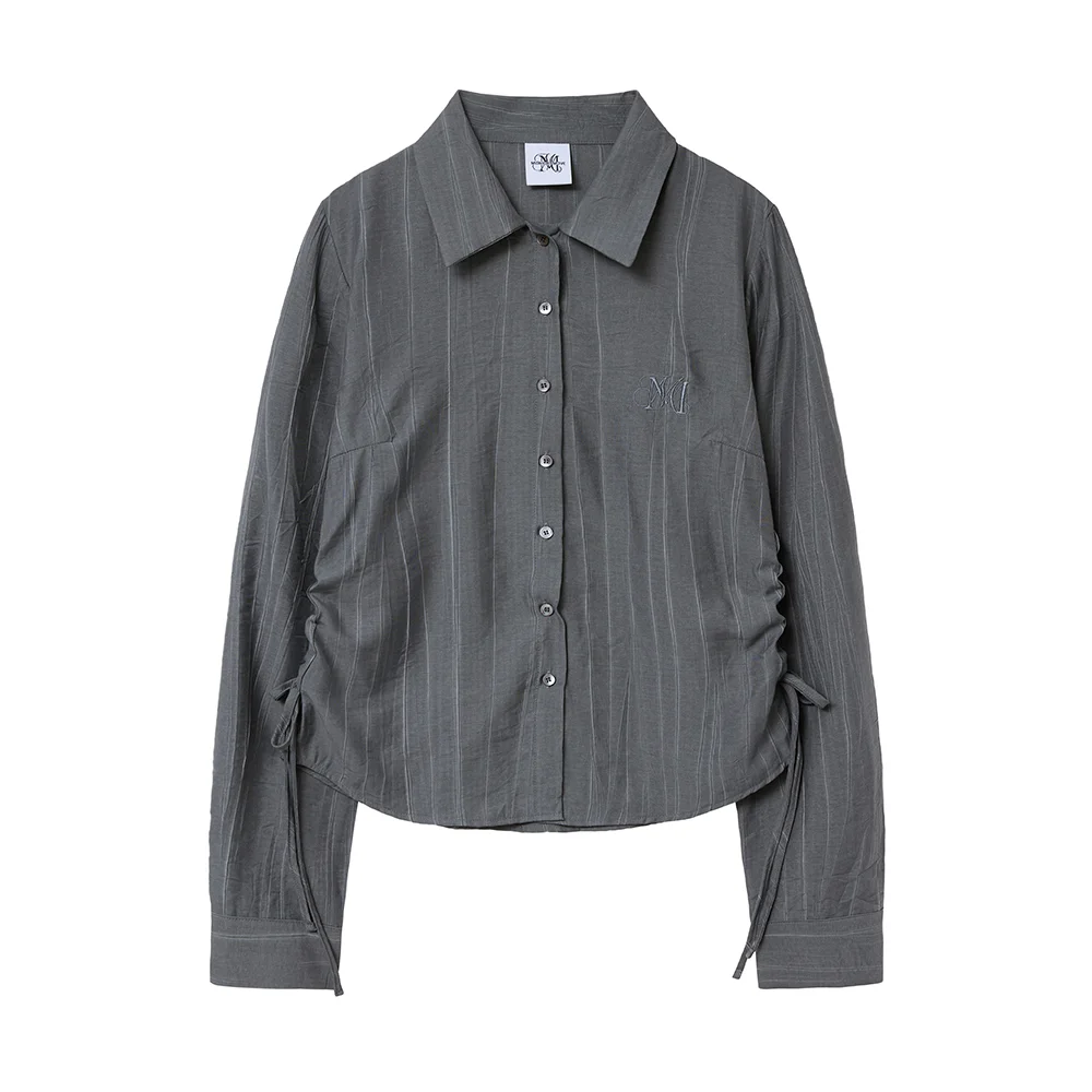 td strap shirt (dark grey)