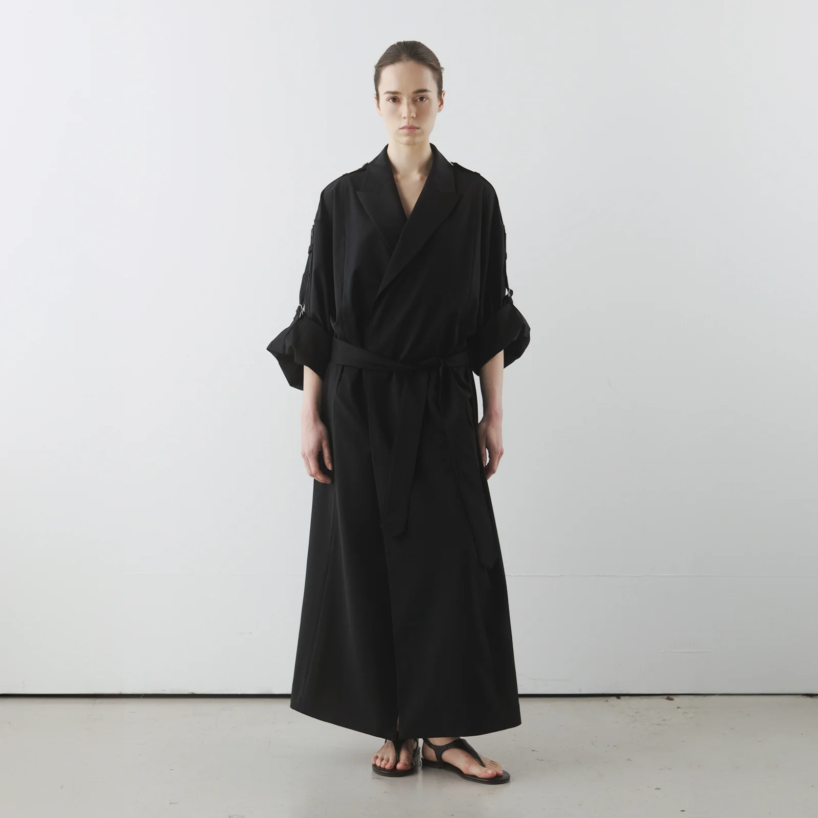 Grace Robe Dress in Black