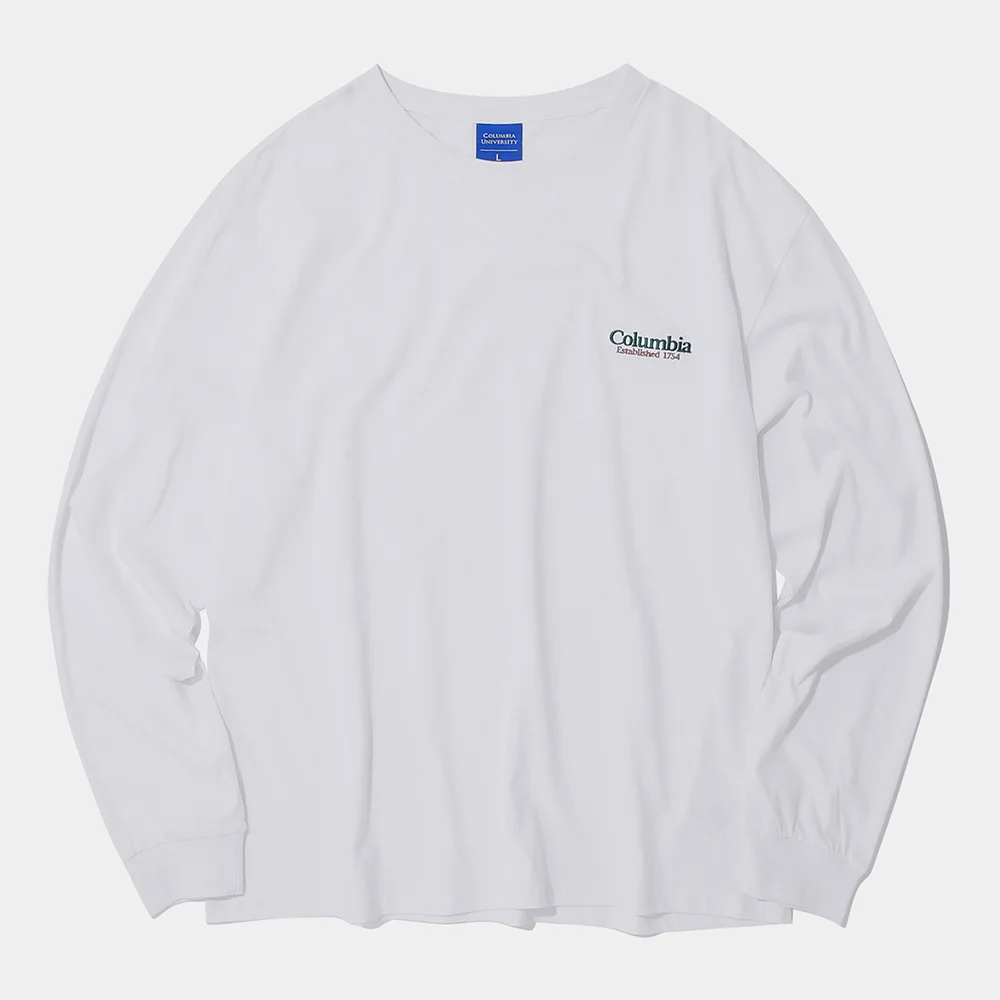 NYC EMB L/S T-SHIRT_WHITE