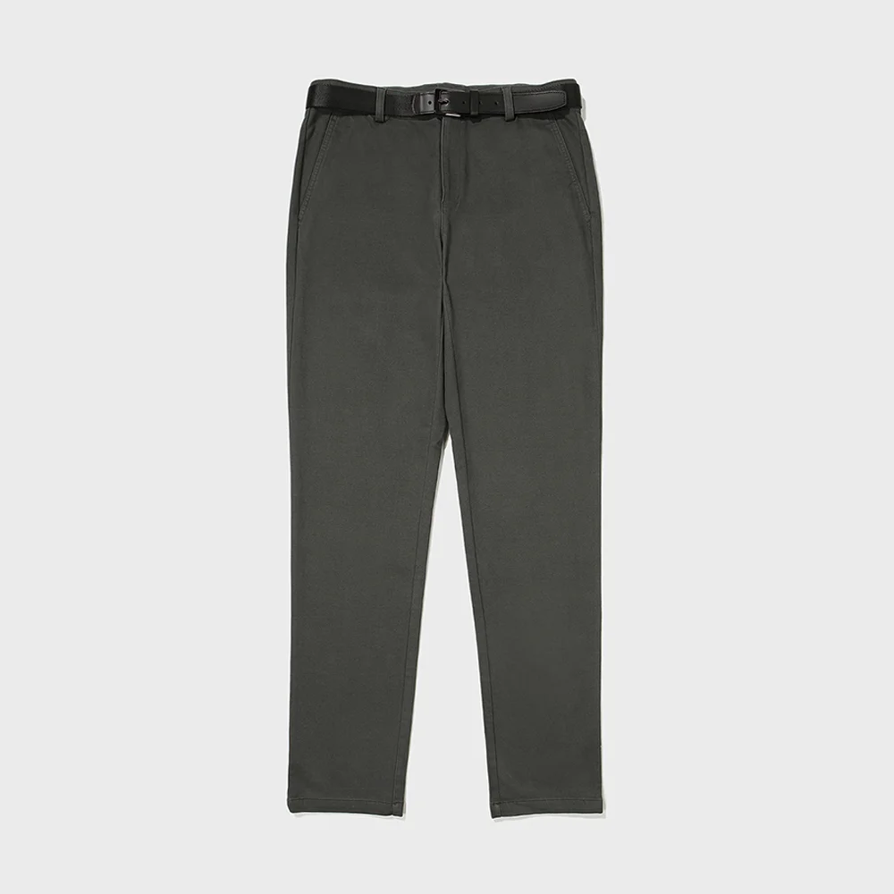 標誌款 秋季 成衣 水洗 褲子_BLACK KHAKI_KMU243636Q