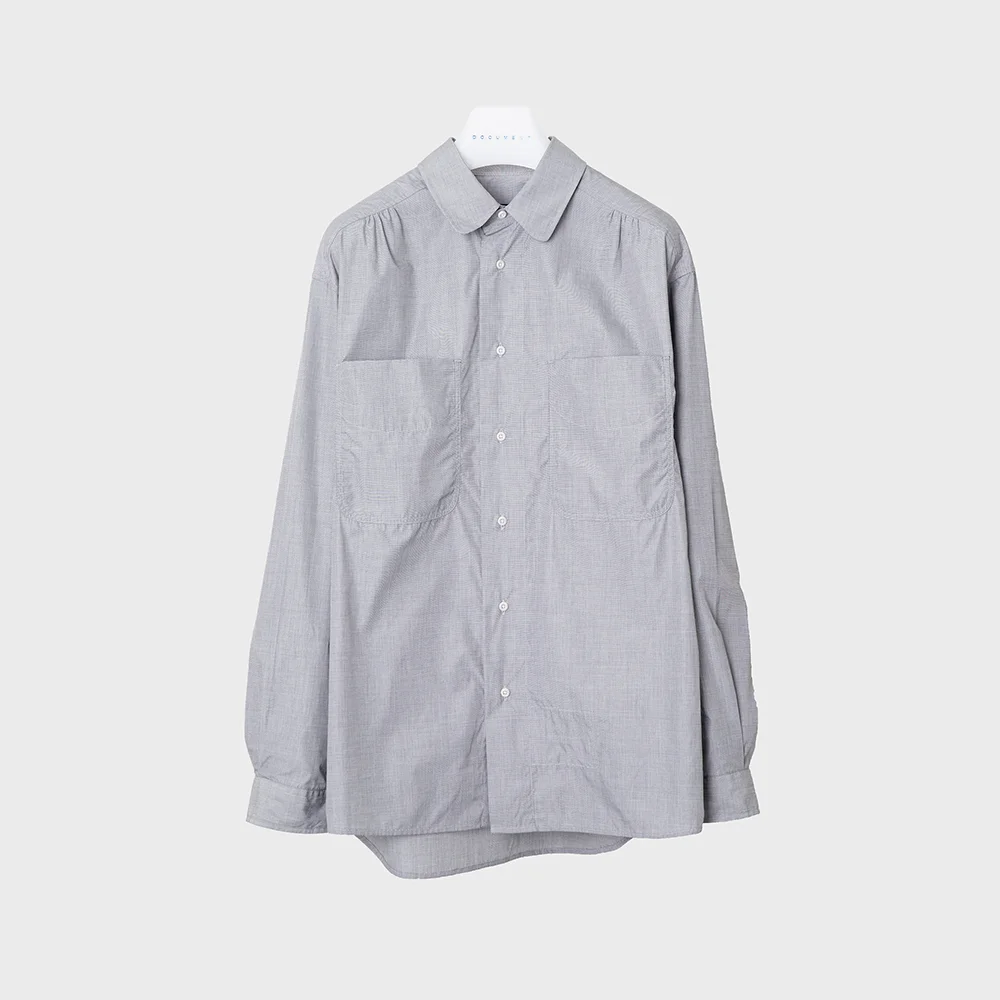 ITALIAN COTTON SHIRT_GREY