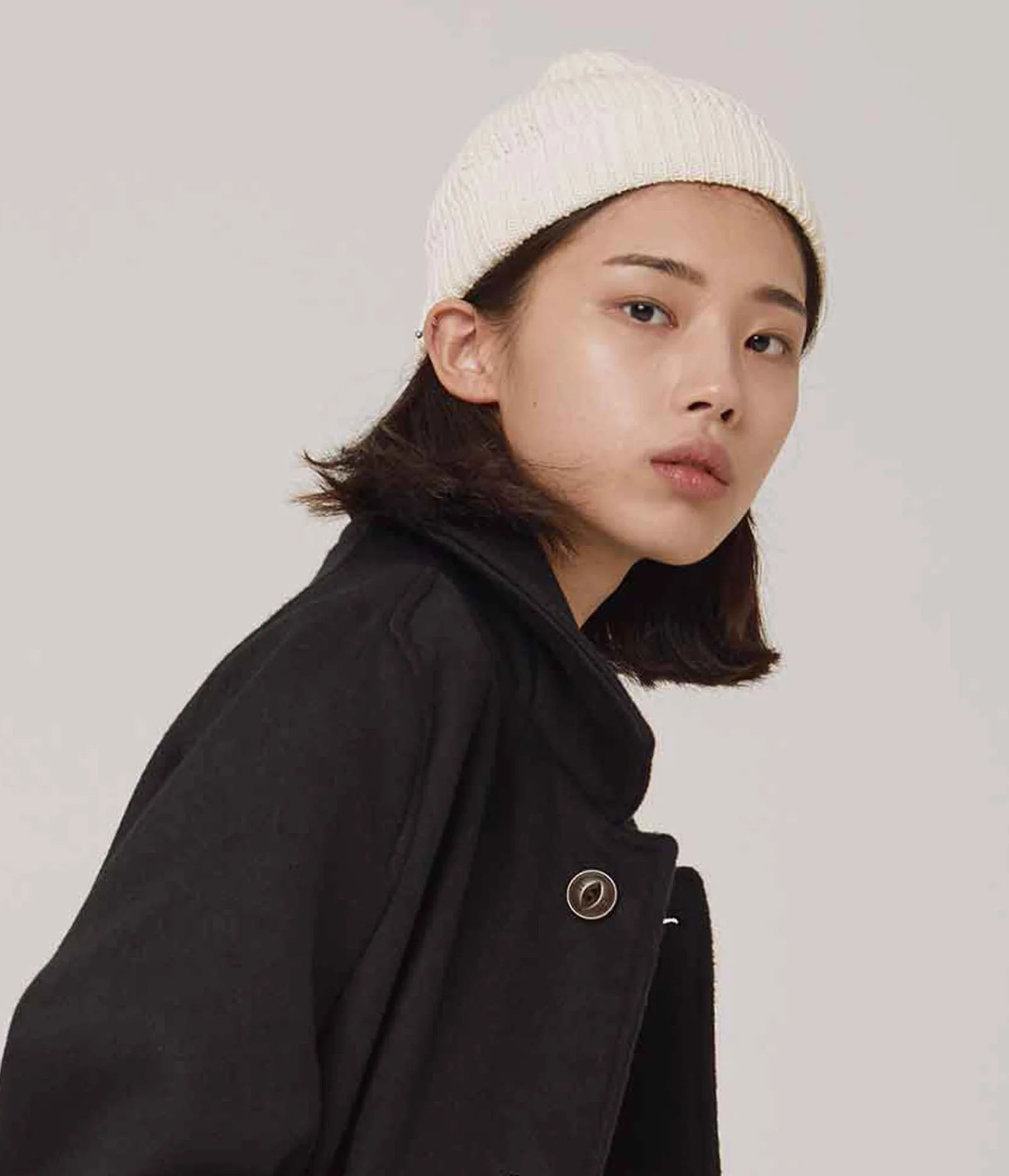 Dearborn Knit beanie Cream