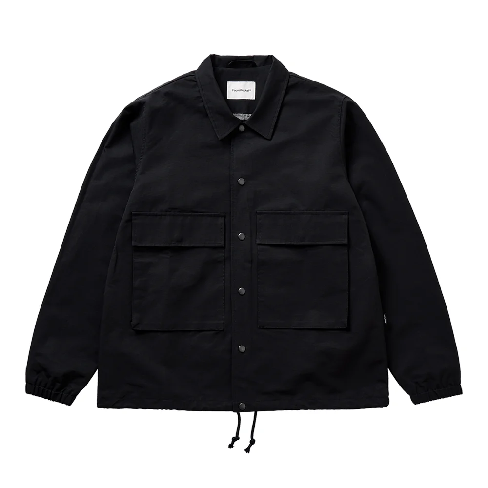 COTTON TWILL JACKET DARK NAVY