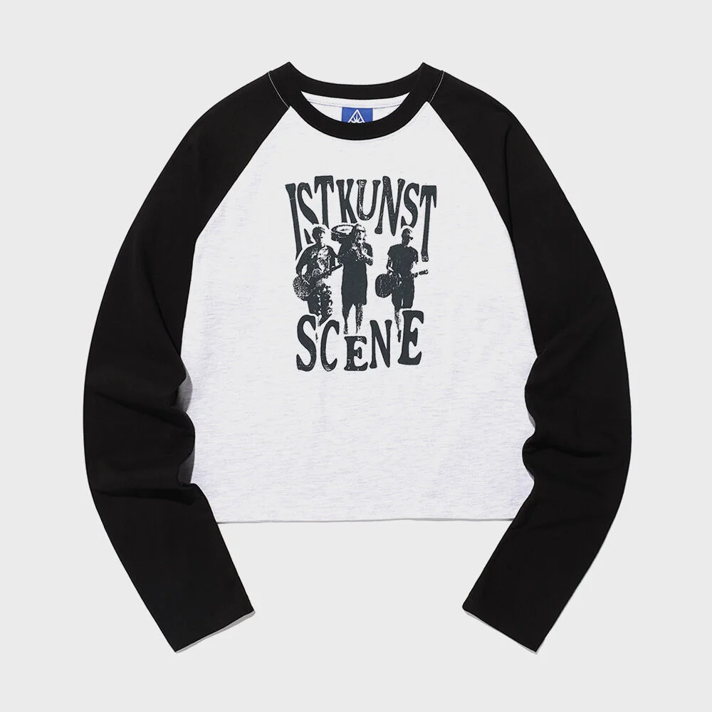 SCENE BAND RAGLAN LS TEE_LIGHT GREY(IK2FSMT553A)