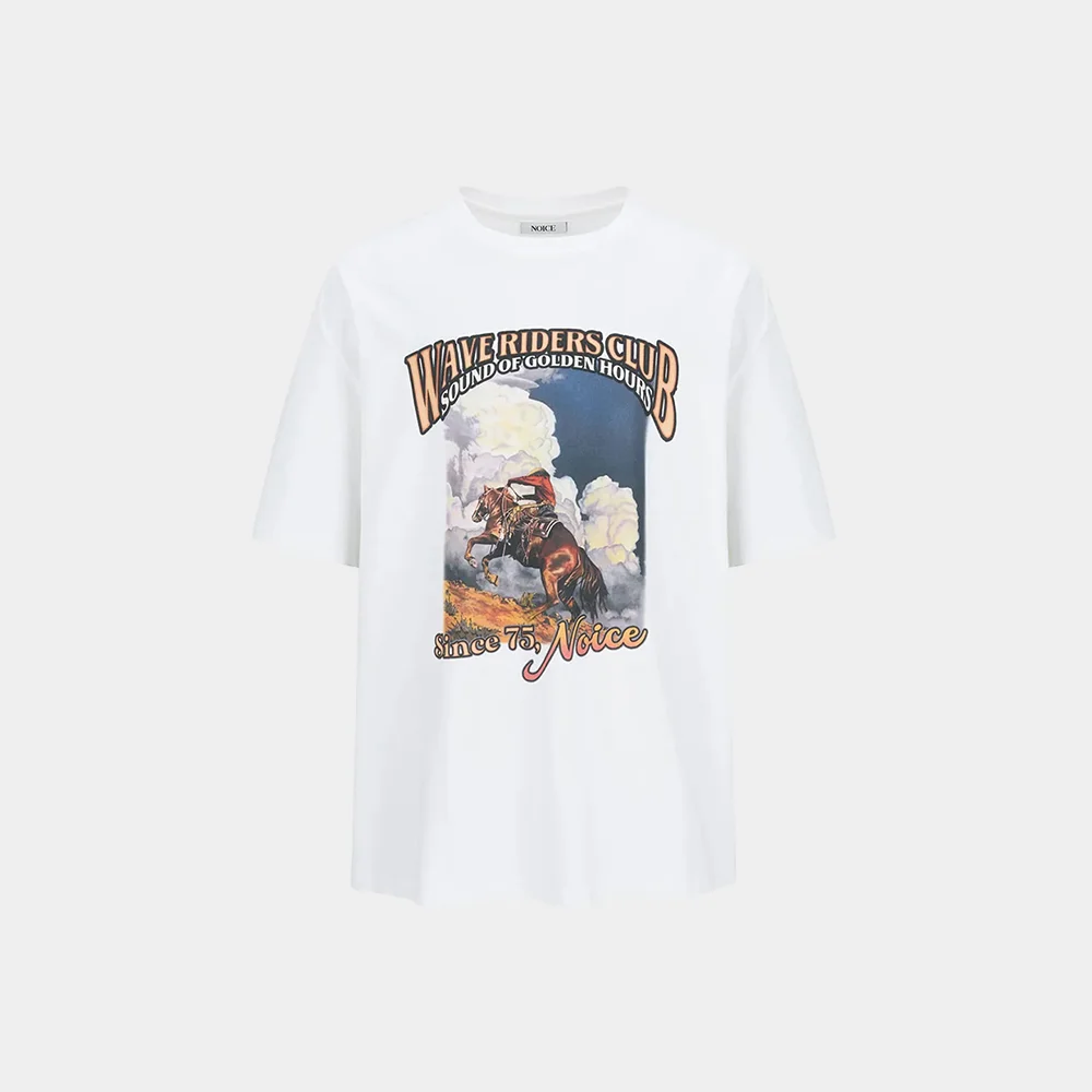 WESTERN RIDER GRAPHIC T-SHIRT - OFF WHITE