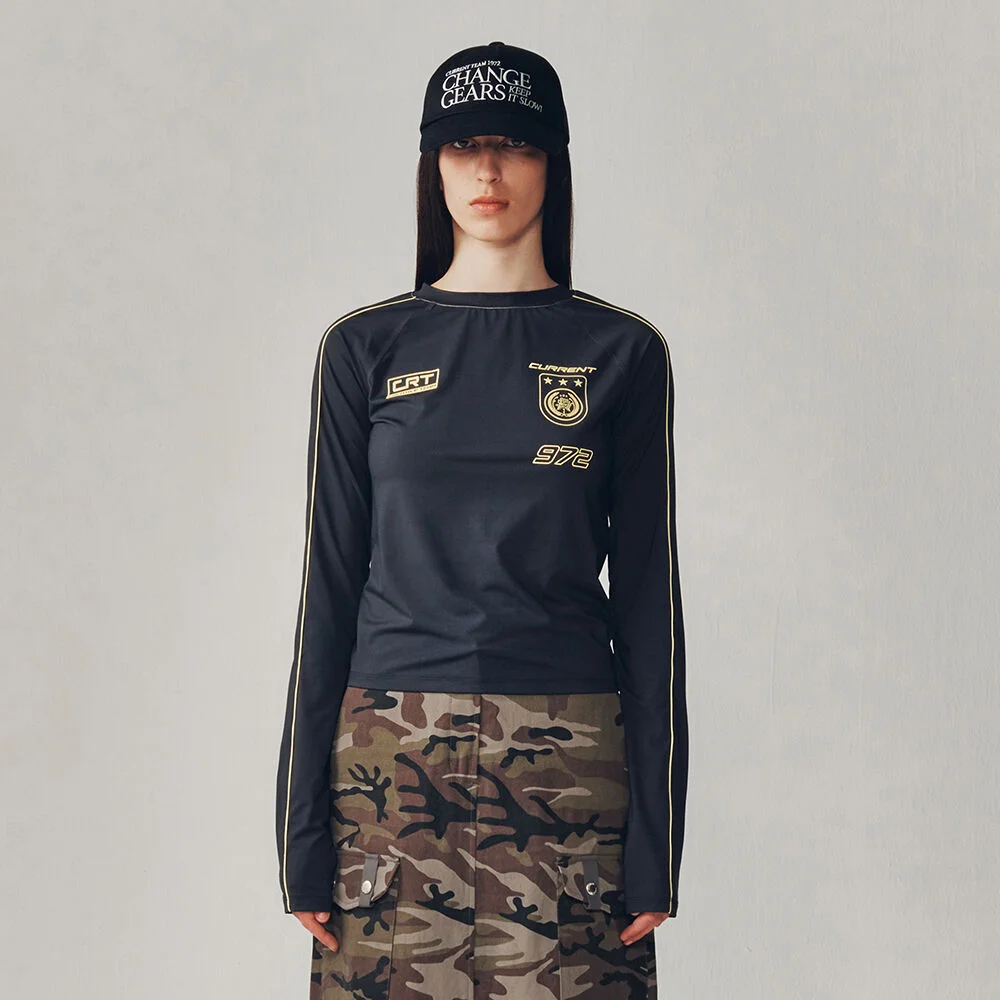 CURRENT SPORT FITTED JERSEY TOP