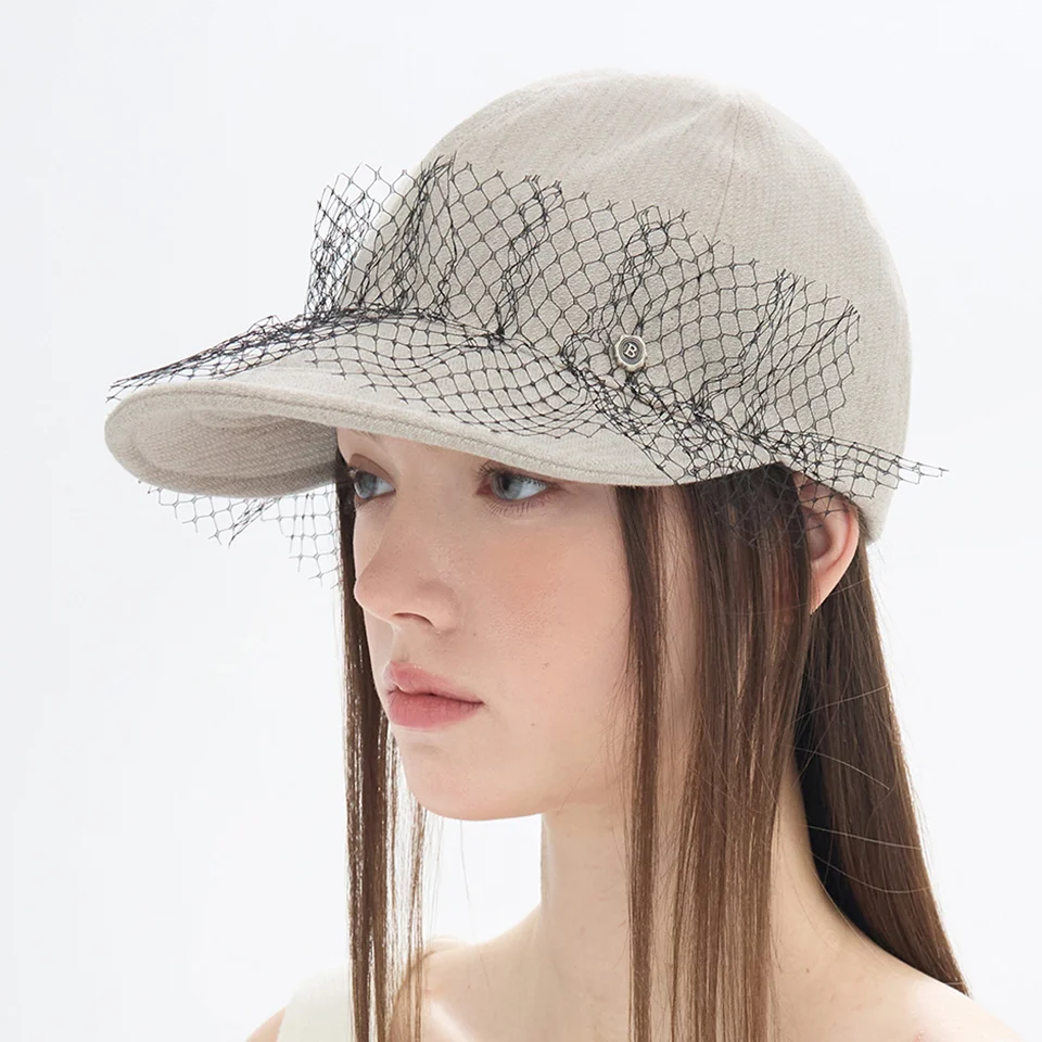 Lace Wire Cap - Ivory
