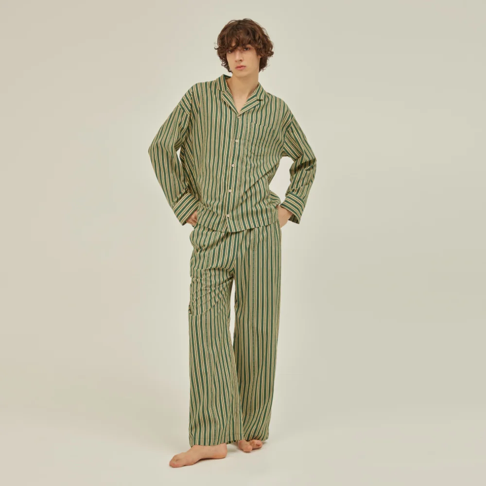 CLASSIC PAJAMA SET_day stripe (cotton)