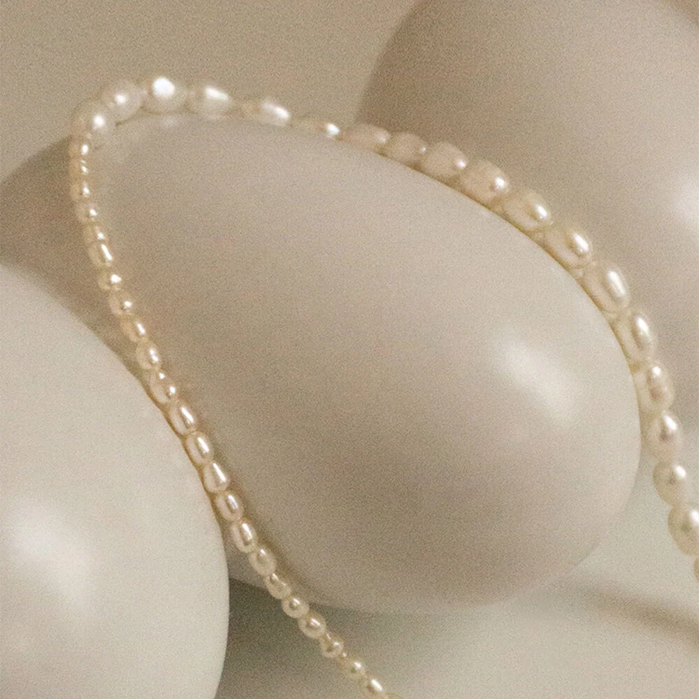 雞蛋 珍珠 Necklace-1