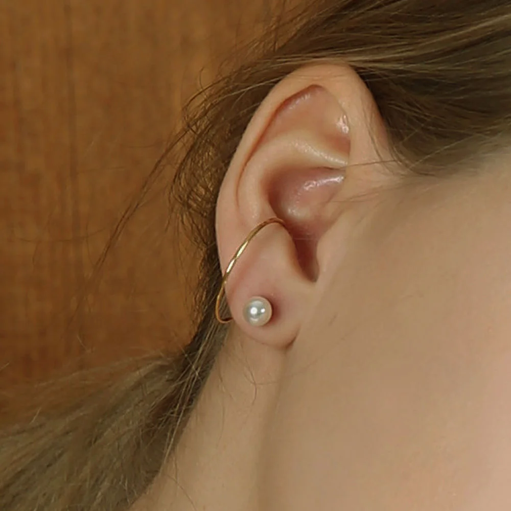 PEARL BANGBANG EARRING_1808GD