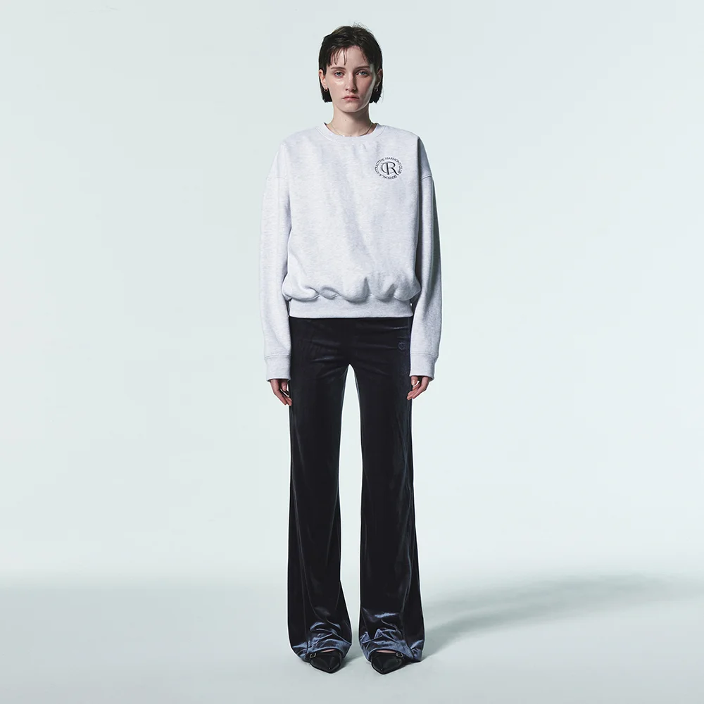 VELVET BANDING BOOTCUT PANTS