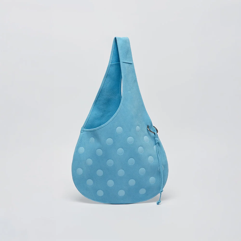 Eyelet dotted bag(Moon blue)