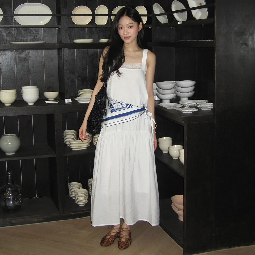 ROSE CROCHET DRESS (WHITE)