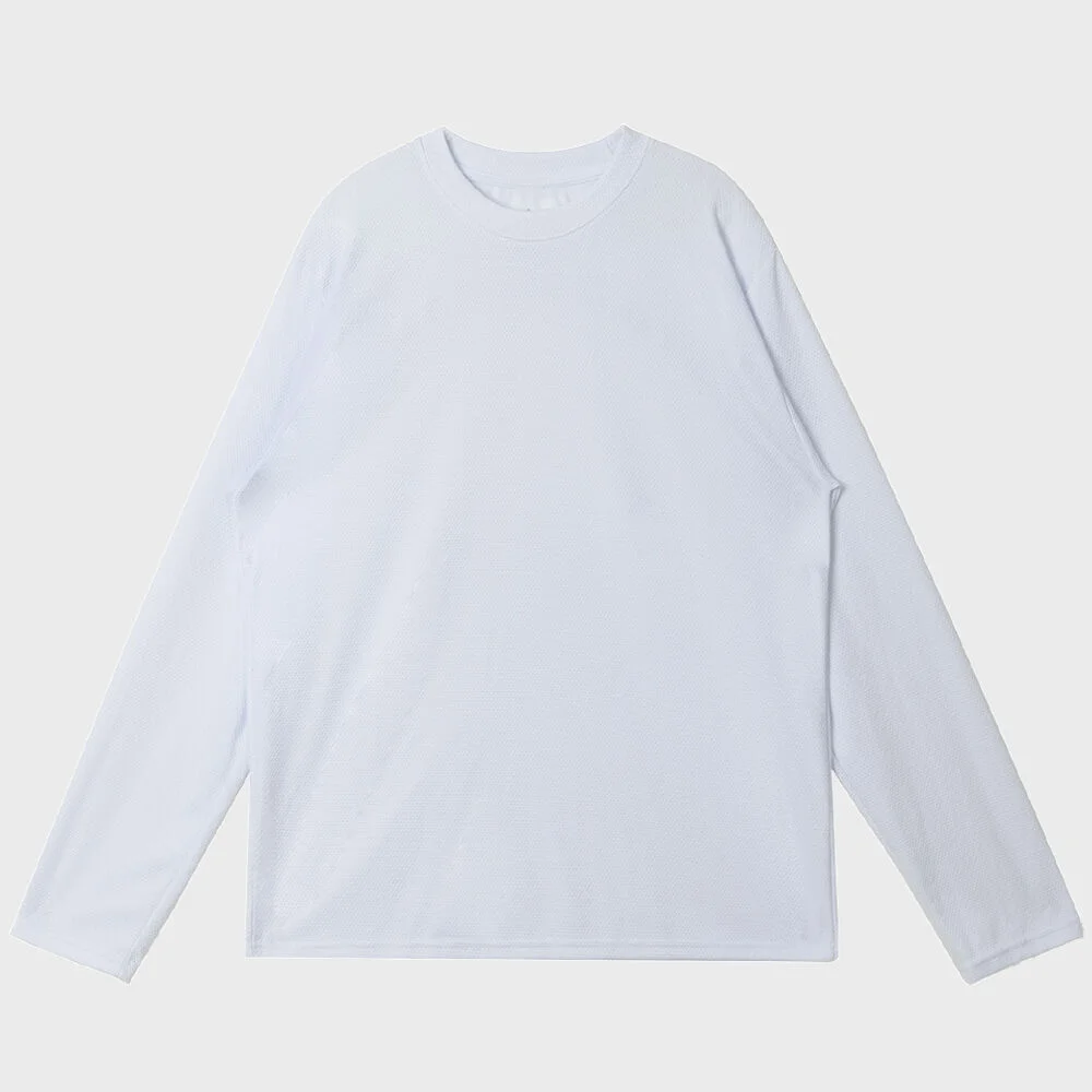 HH WAFFLE Long Sleeve Tee (WHITE)