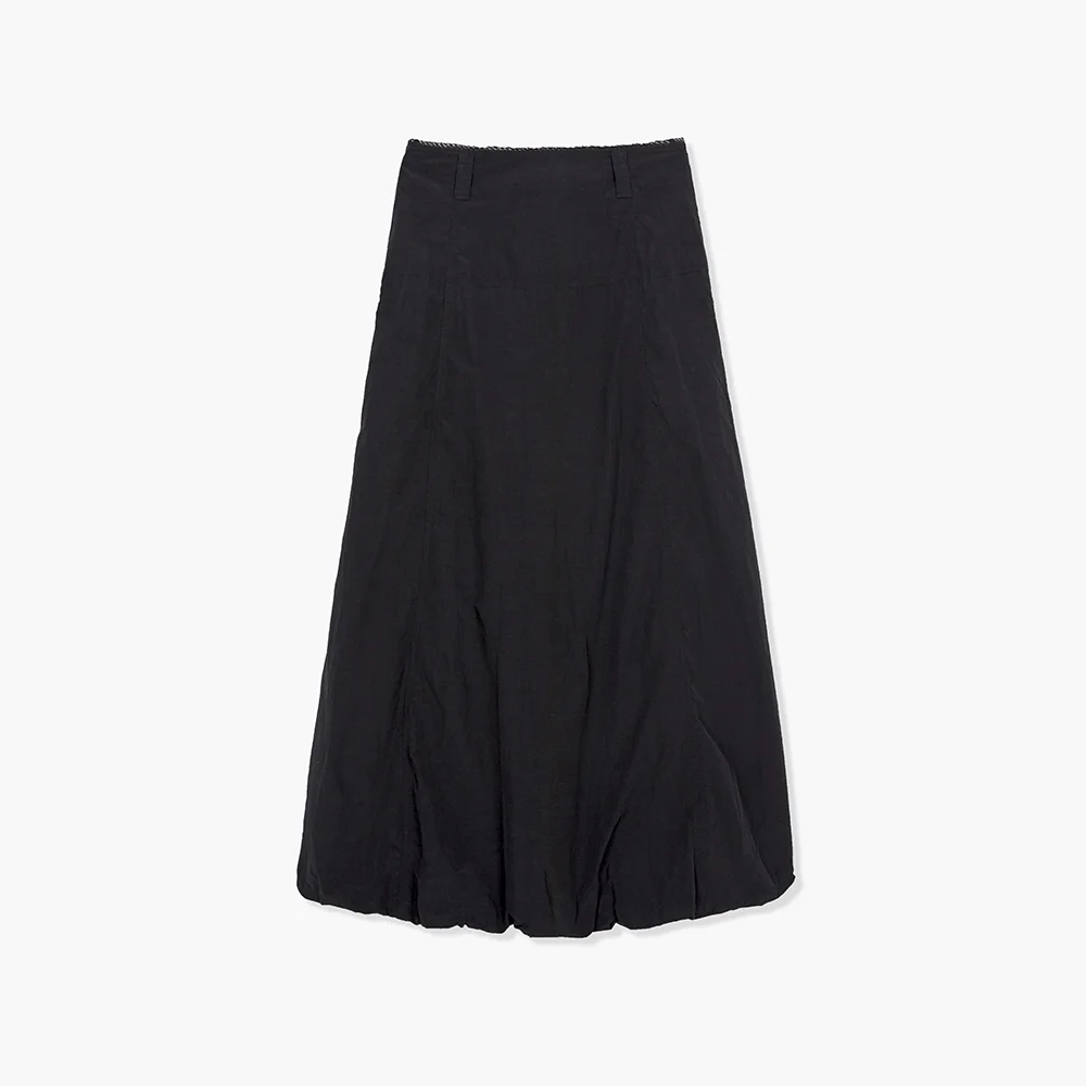 BALLOON LONG SKIRT_black
