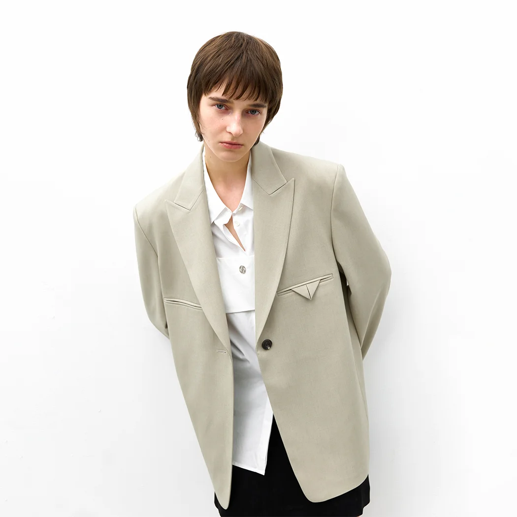 MANNISH PEAKED LAPEL JACKET(JK-3007)_2Colors