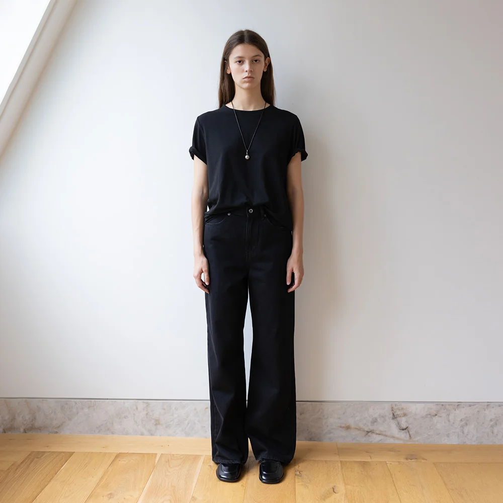Wide Silhouette Denim Pants L820_10