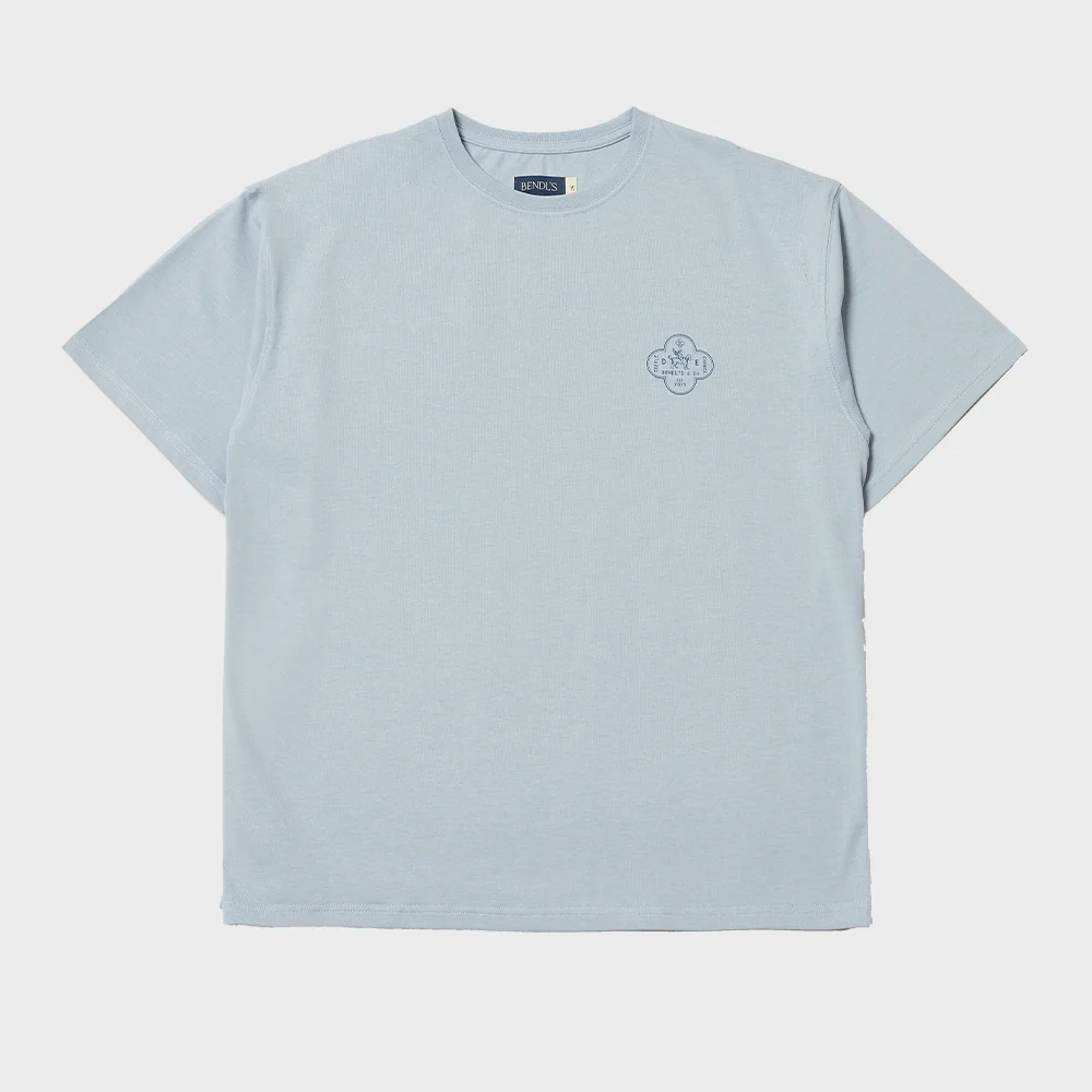 HERITAGE LOGO T-SHIRTS -LIGHT BLUE