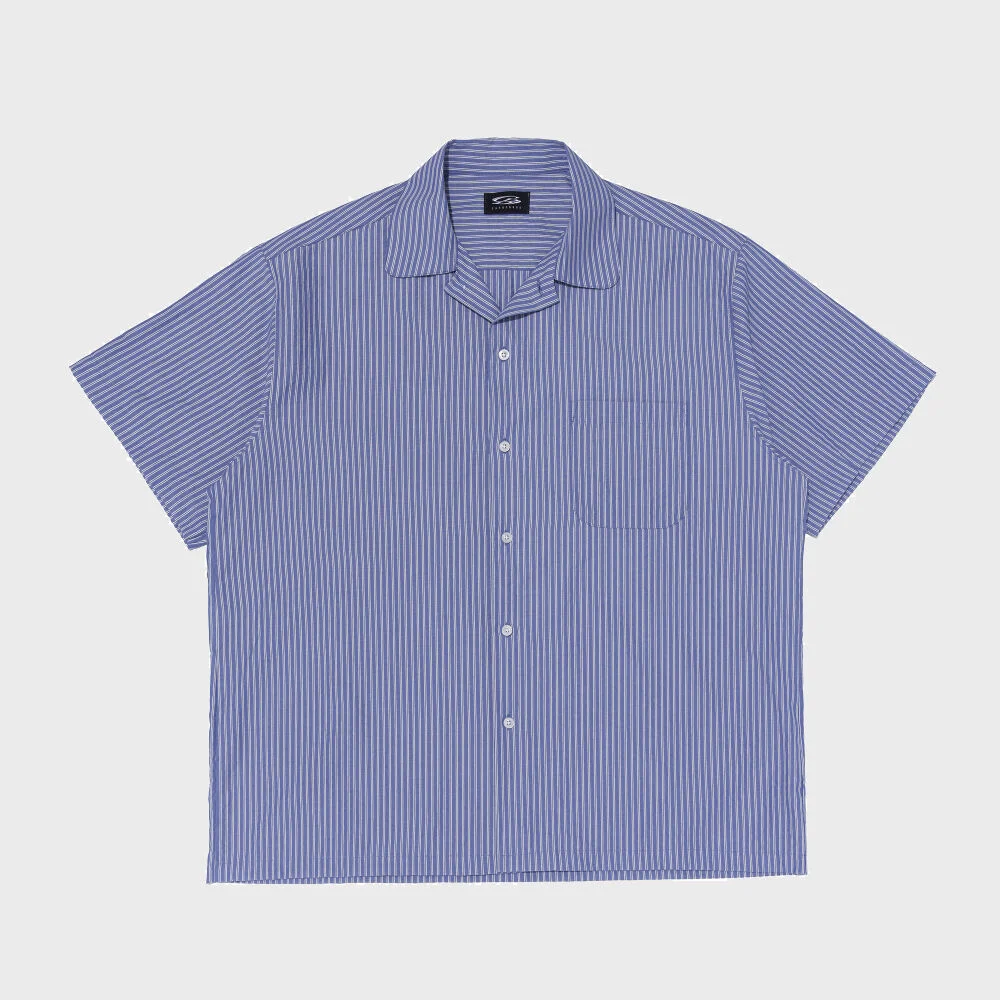 SUMMER MARINE SHORT SLEEVE SHIRT (BLUE)
