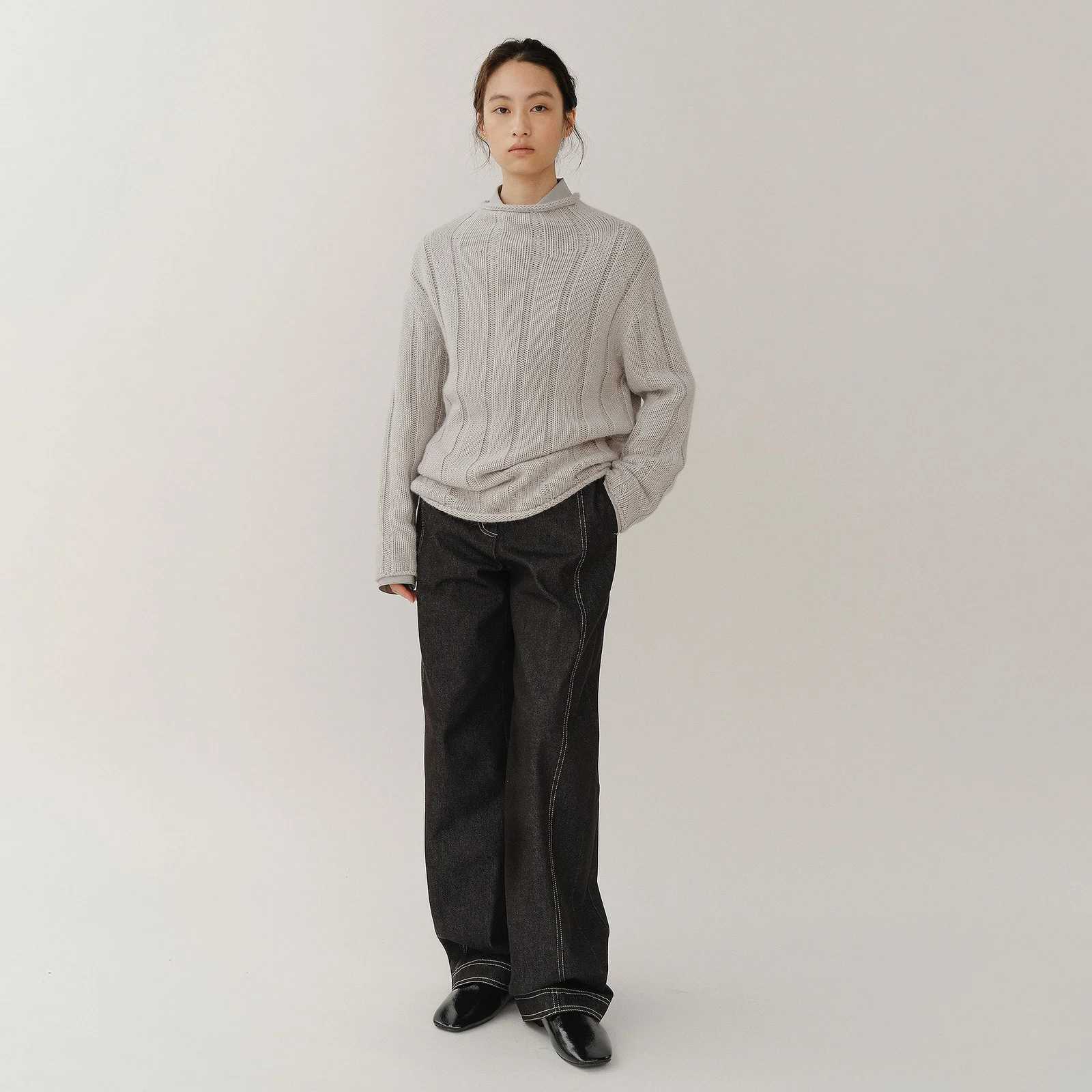 Ami Pullover Pistachio Mousse