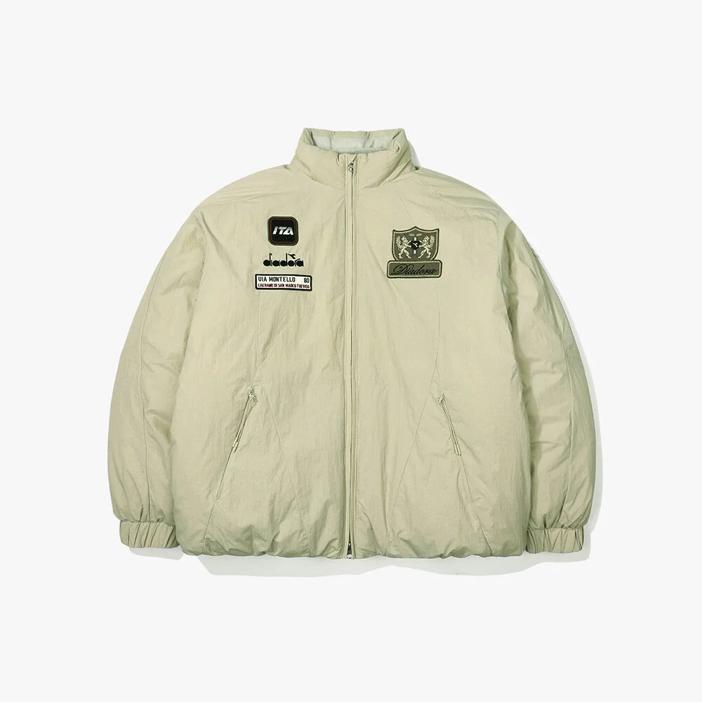 冬季 Pit Crew Racer 鵝絨 外套 KHAKI