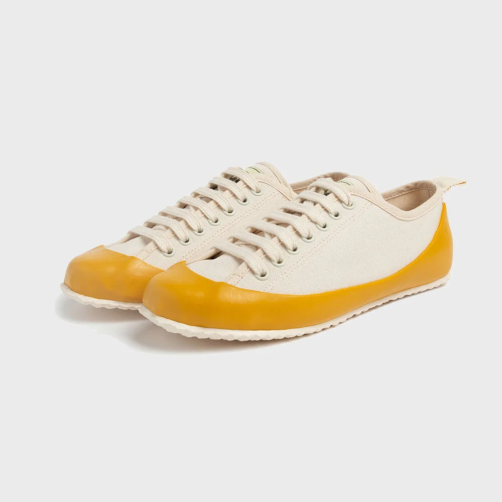 MARINE TYPE2 LACE UP (ECRU/YELLOW)