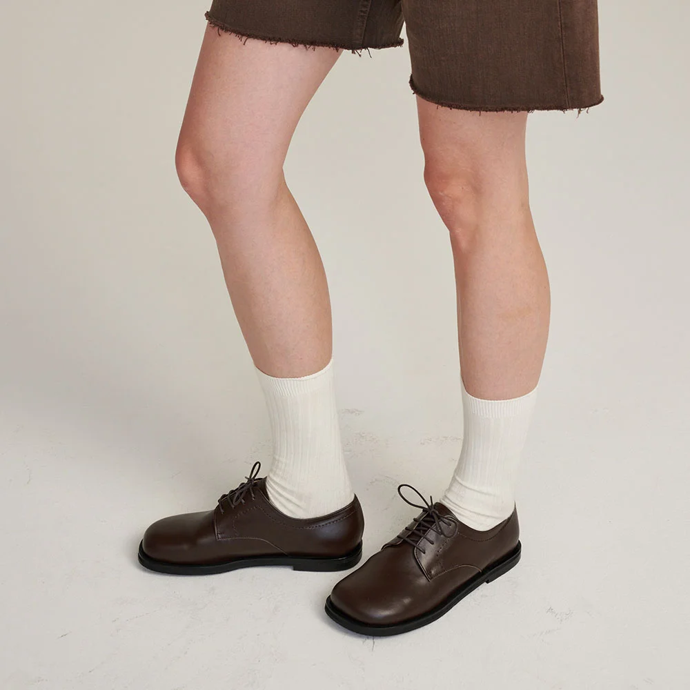 Bony derby shoes (2 Colors)