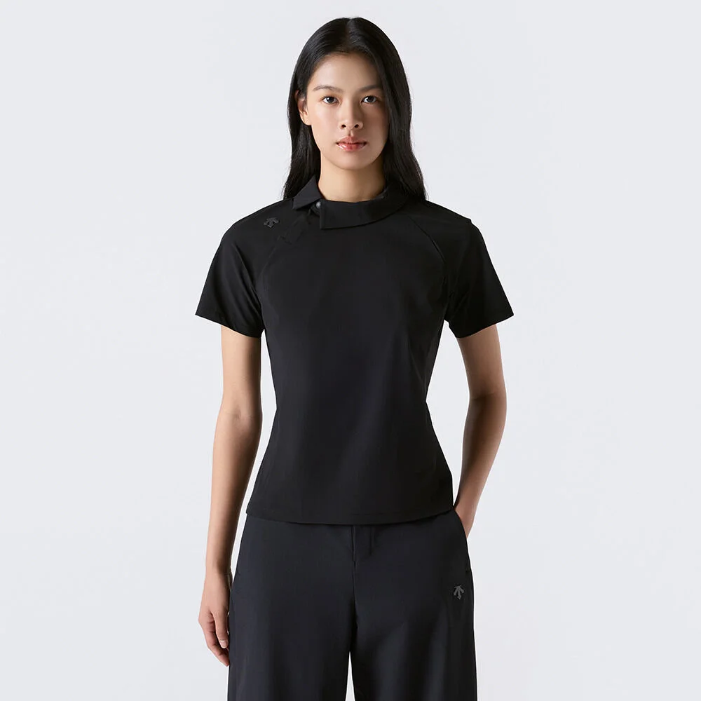 女裝 梭織 短袖 Polo T恤 SR322DPS73