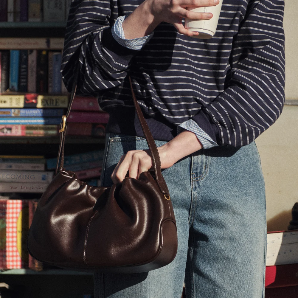 Sac Plisse DeepBrown