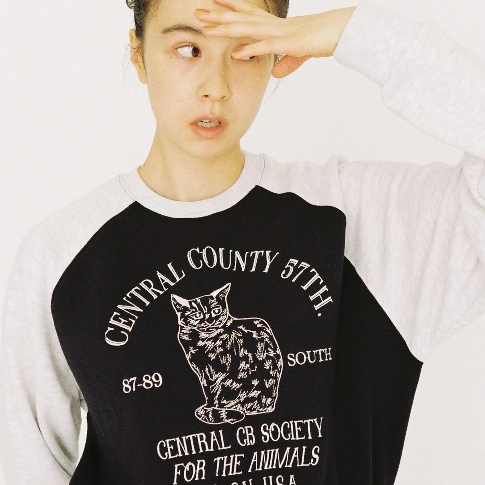Animal Raglan mtm(NAVY/ASH)