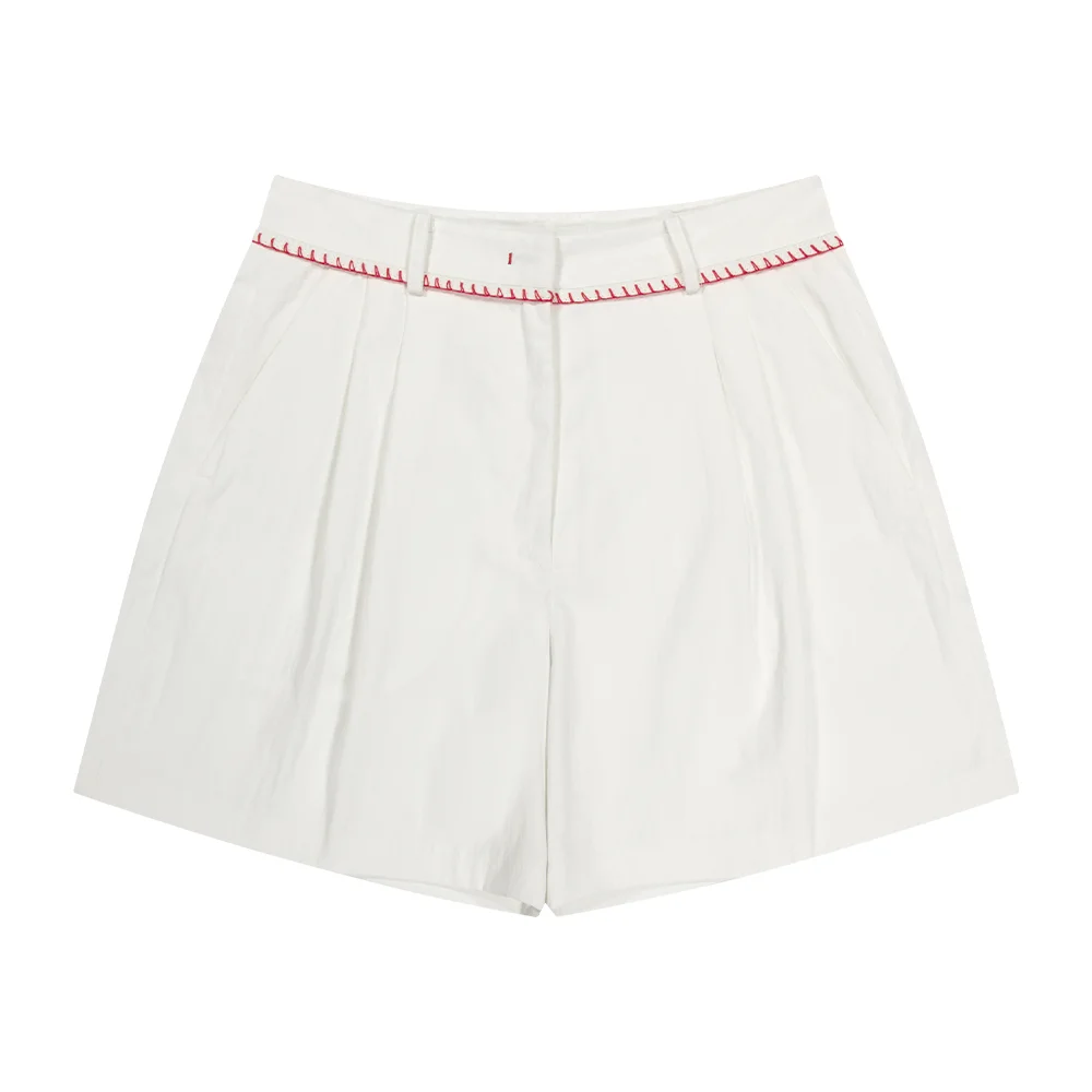 Mellow Half Pants (White)