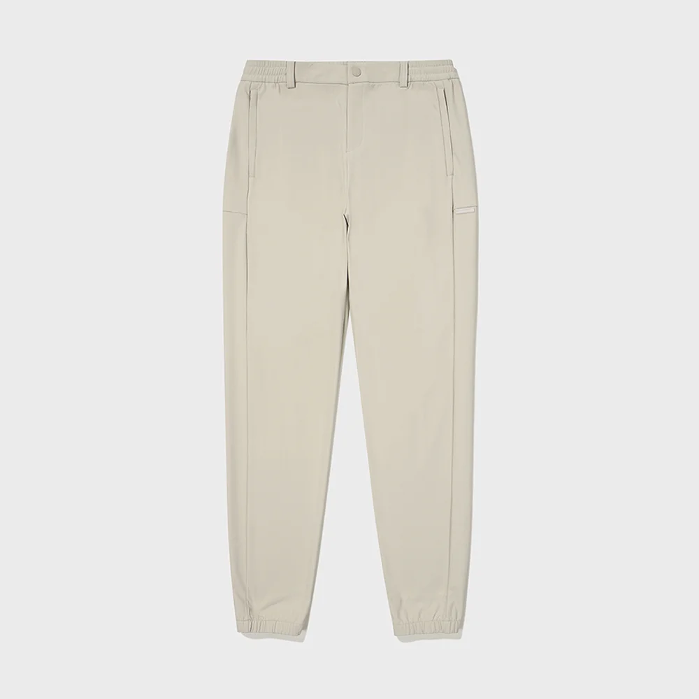 Flywork 慢跑褲 褲子 W_Grayish BEIGE_KWU24344GE