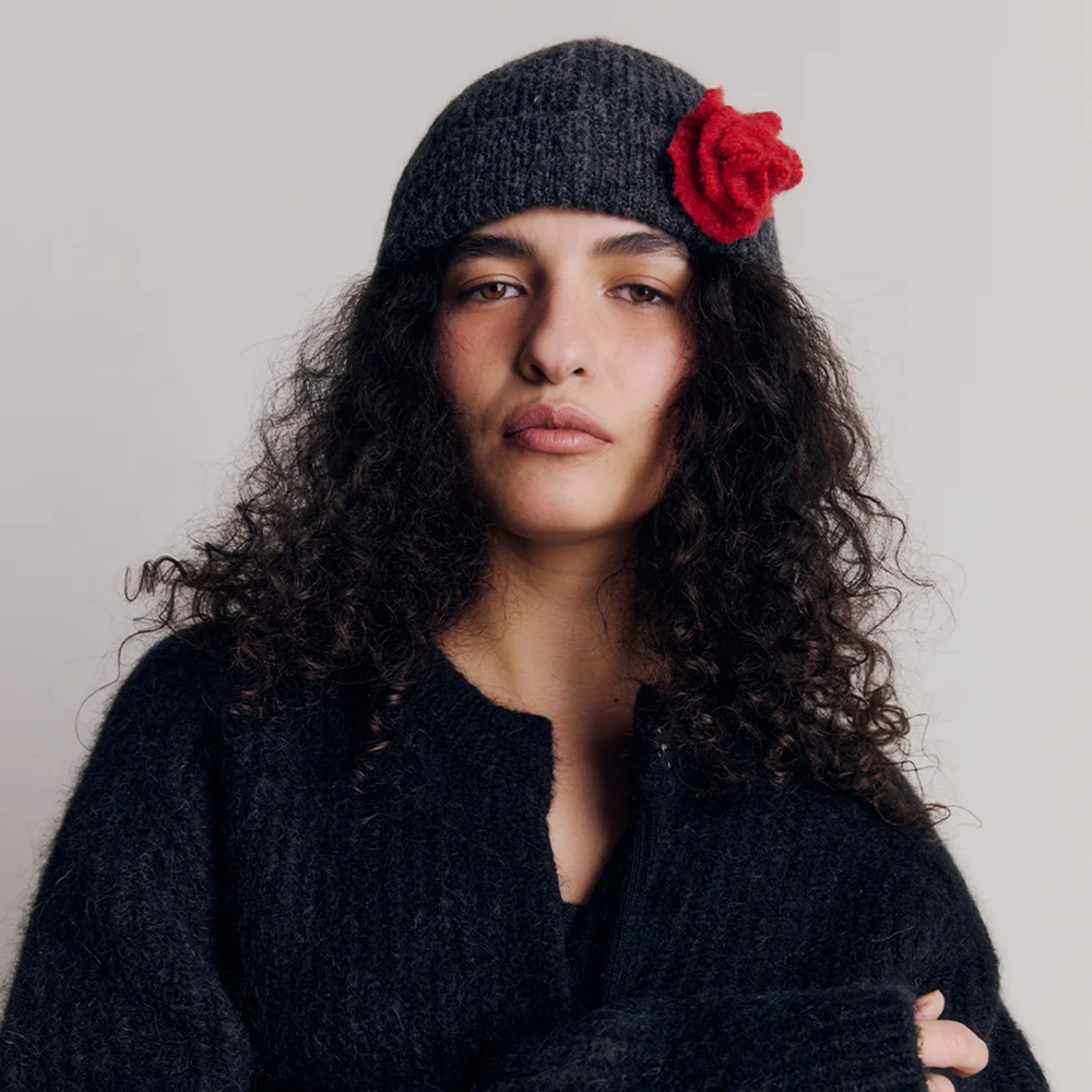 Peru Alpaca Beanie (Dark Grey)