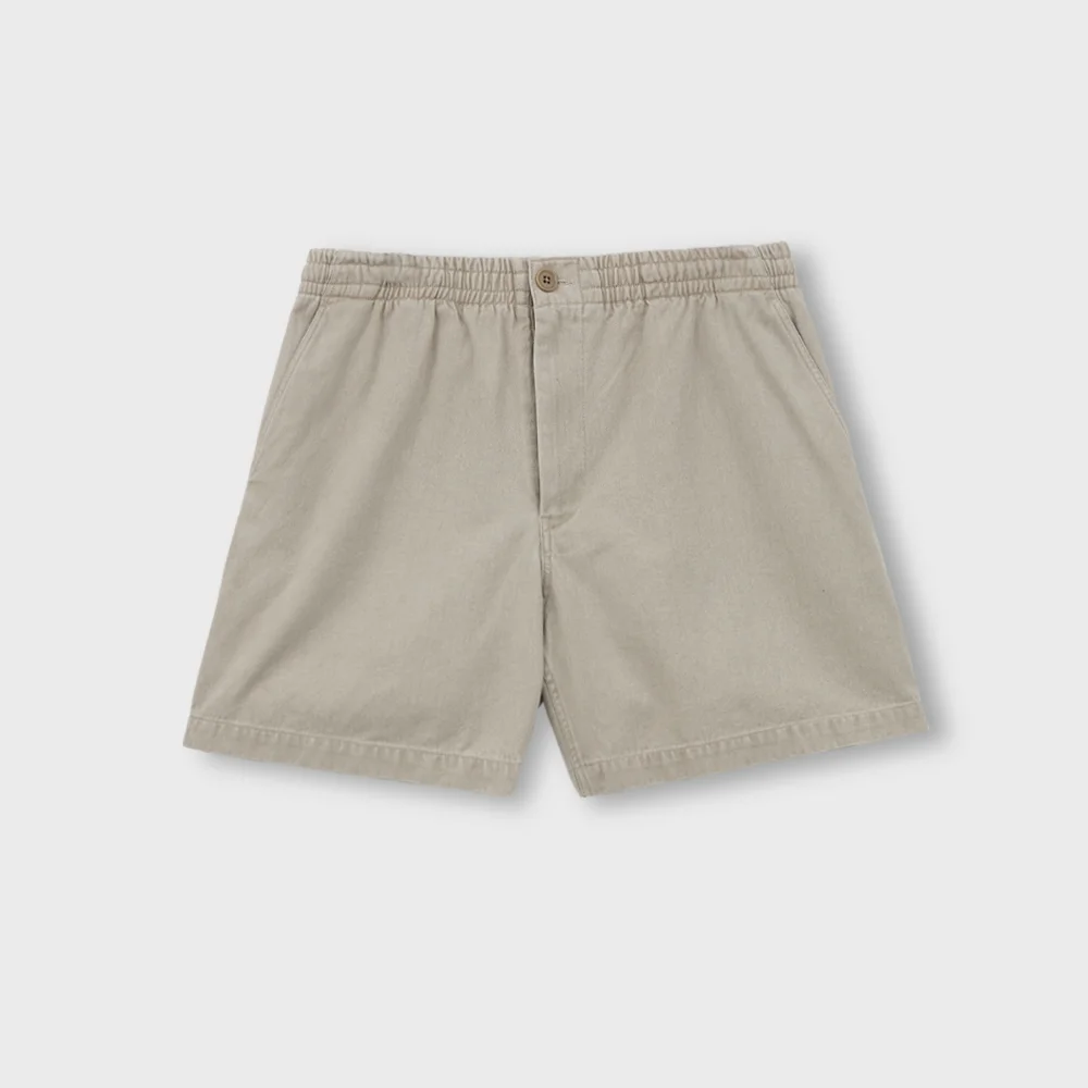 Washed Shorts, Washed Beige