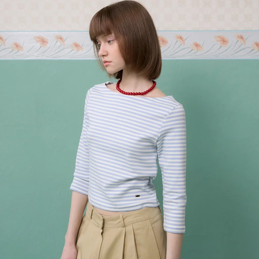 Molang 柔軟一字領T恤_Molang T-Shirt