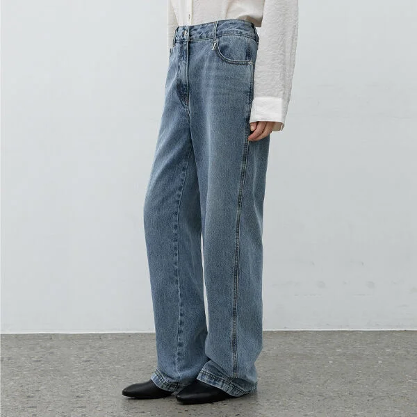 ESSENTIAL STRAIGHT FIT DENIM PANTS(PT-5634)