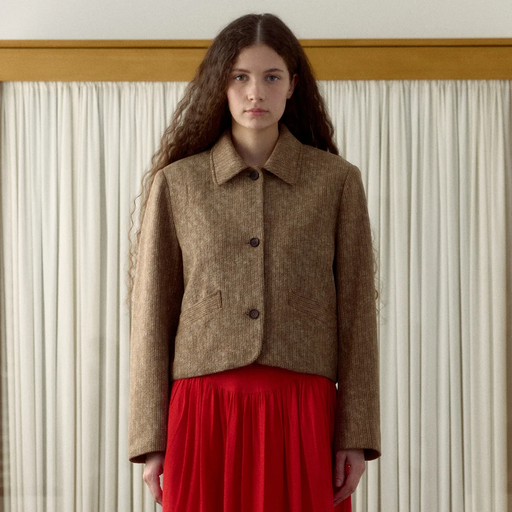 German Knitted Jacket (Brown)