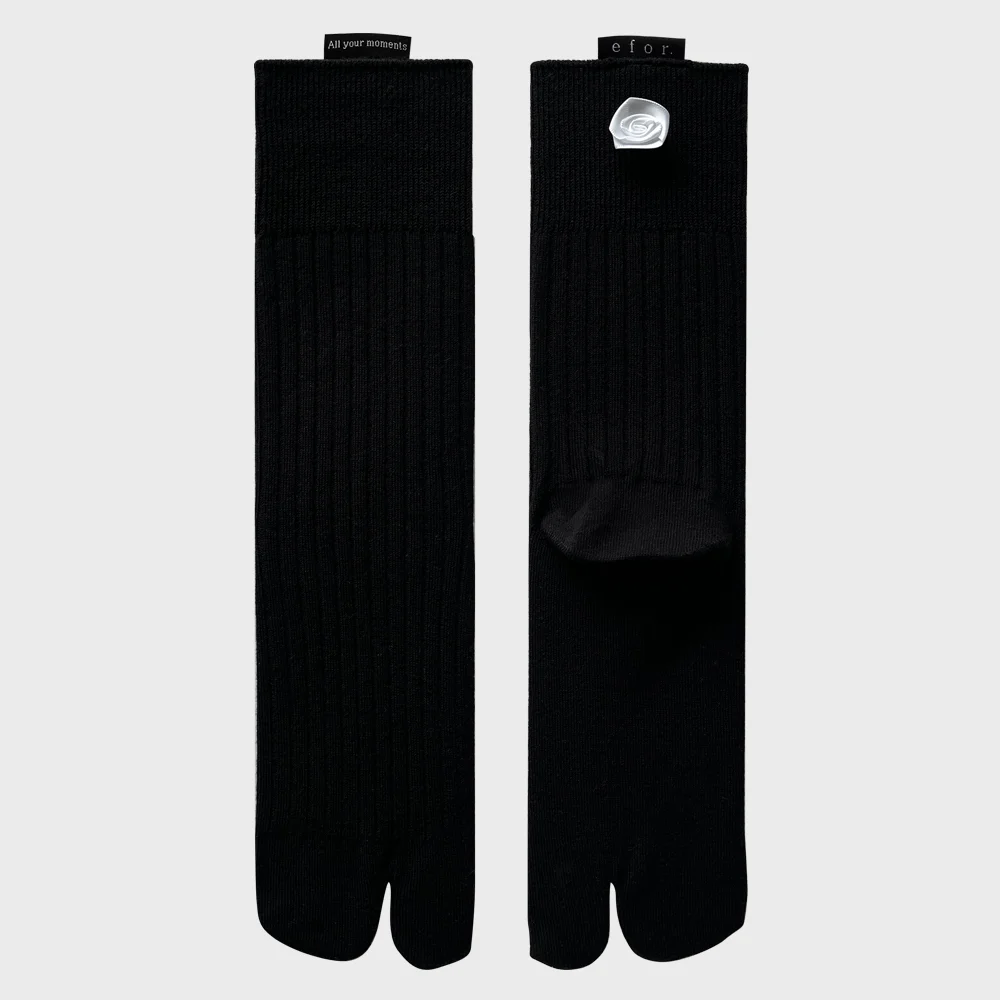 Rose Tabi Socks BK