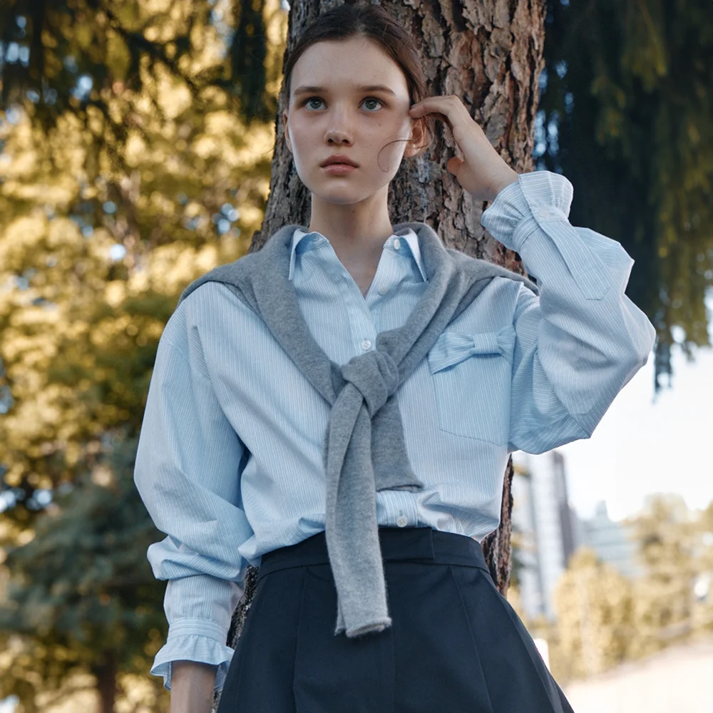 Ribbon Pocket Shirt