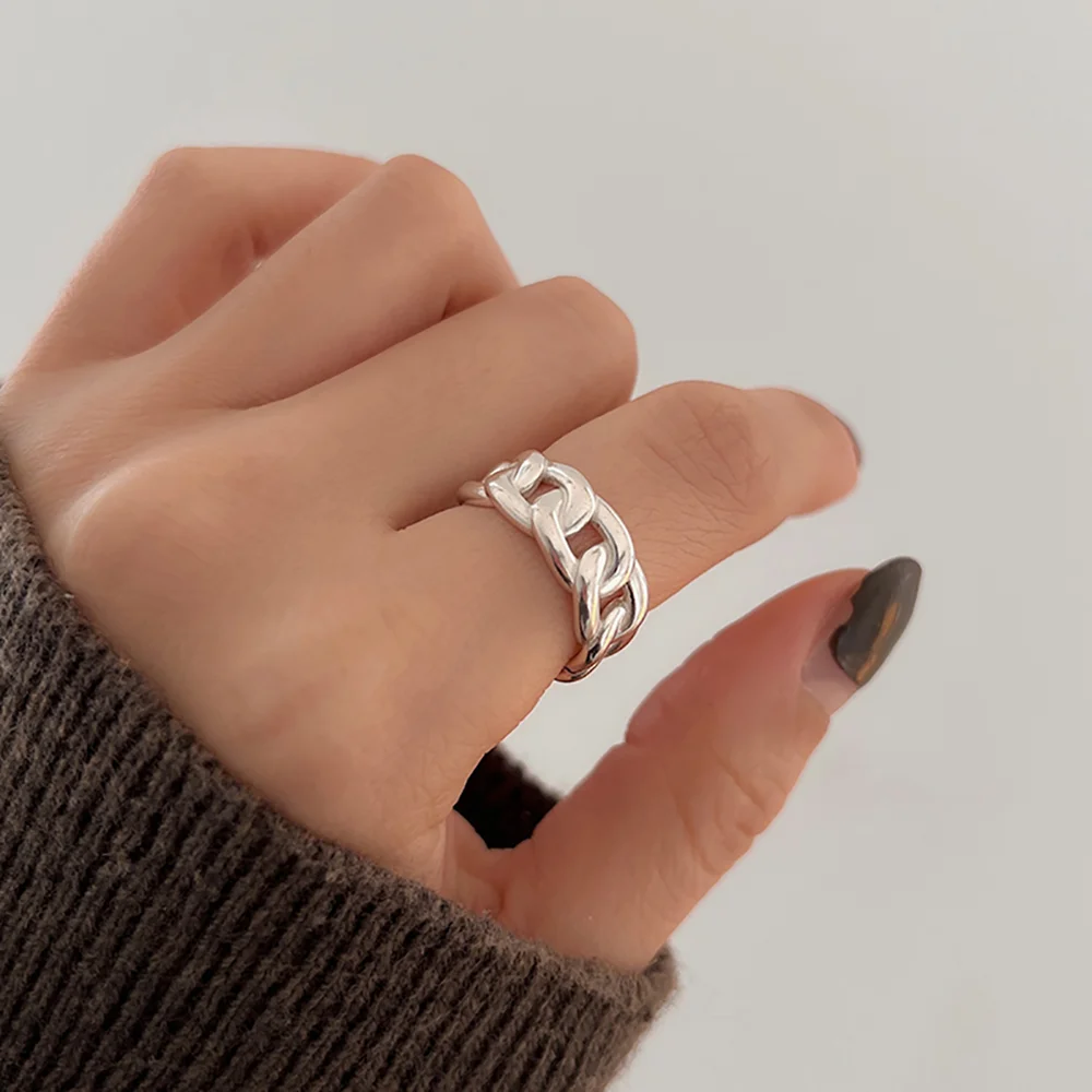 silver925 bold ring_2 Colors