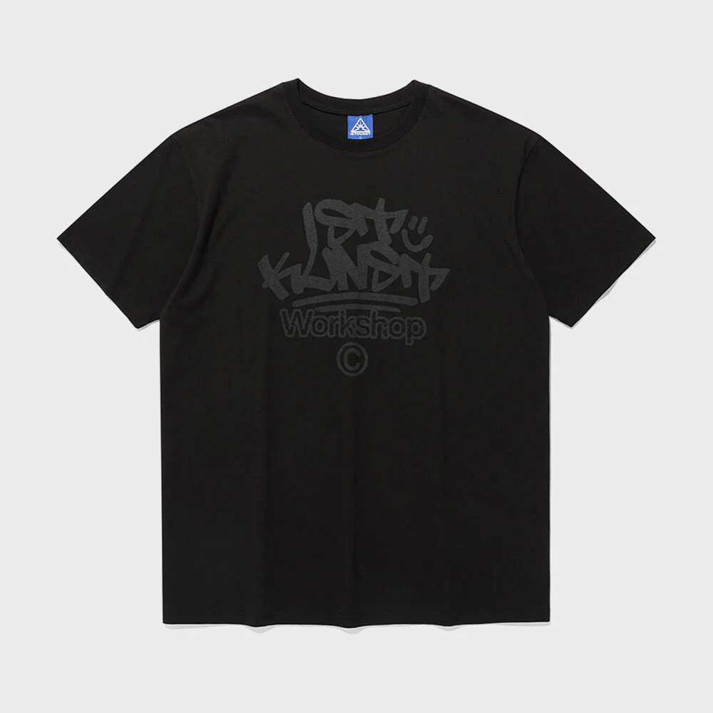 IK TAG LOGO TEE_BLACK(IK2FMMT505A)