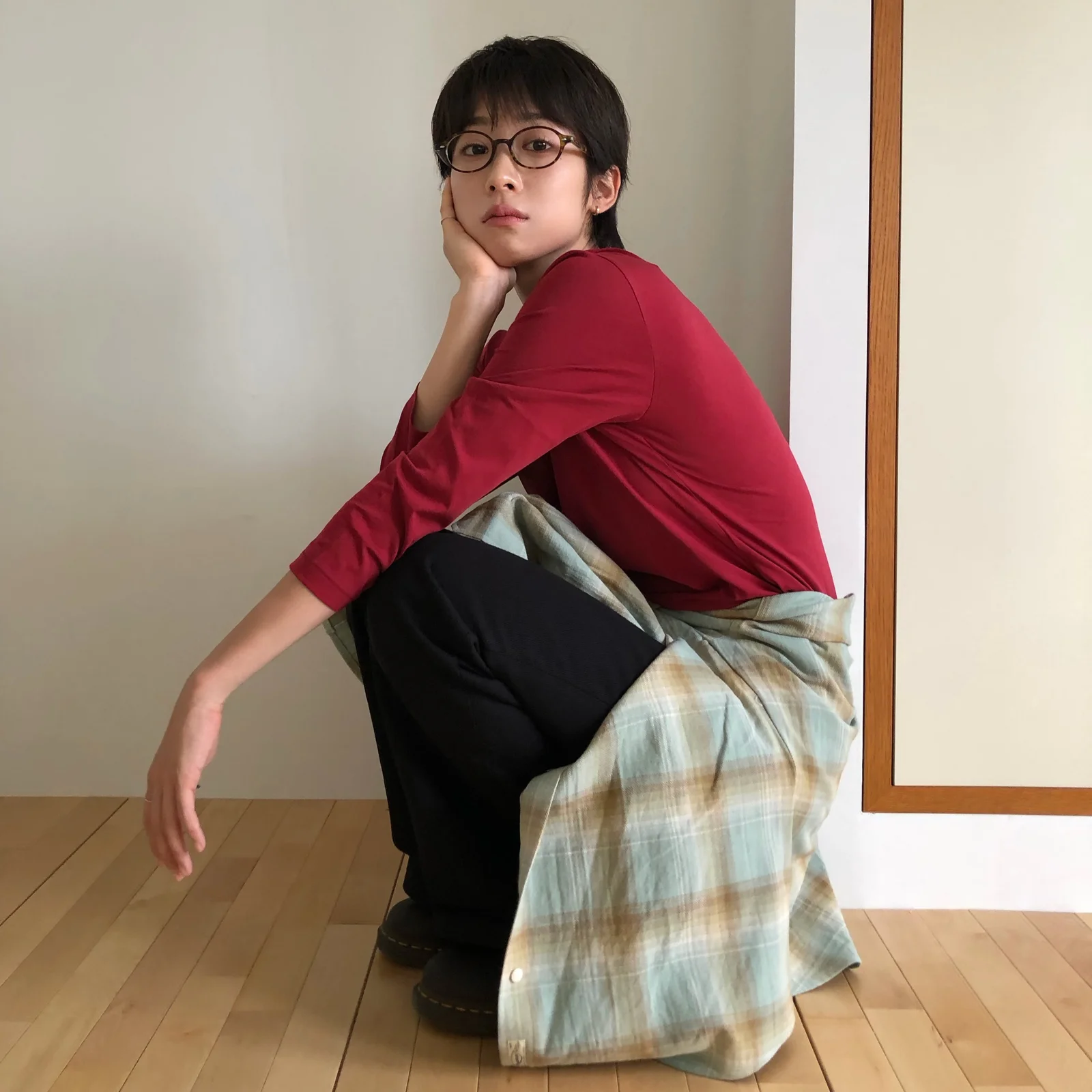 8 SINGLE STITCH TOP / WINE