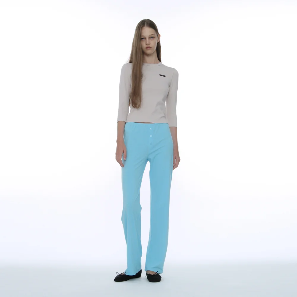 PWC BUTTON EASY TROUSERS_SKY
