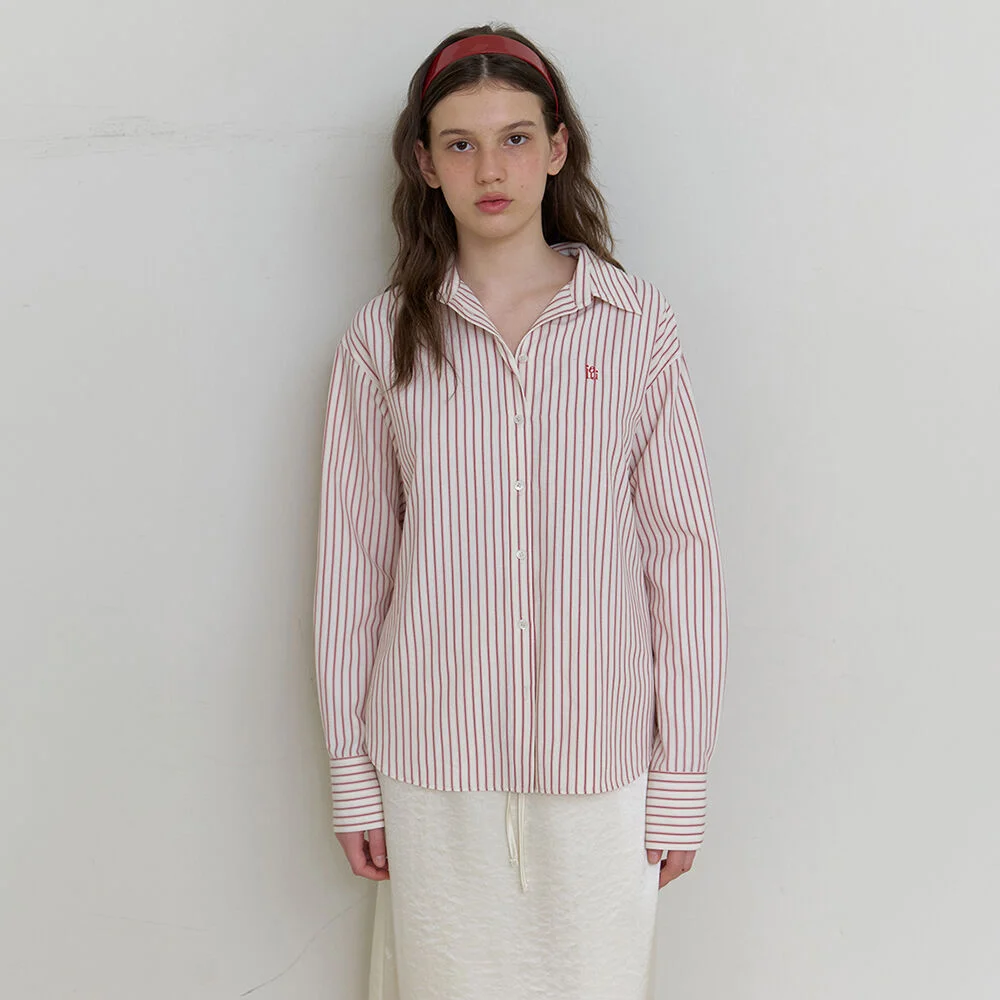 Red standard shirt red stripe