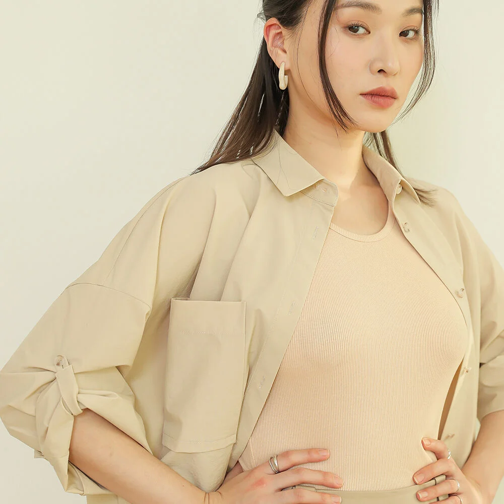 Roll-up big pocket shirts/VA