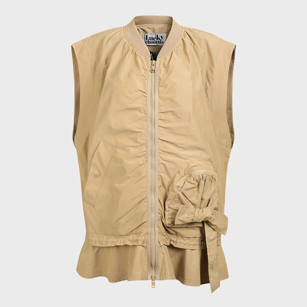 Other Material Half Vest (beige) LFVAM26300BEX