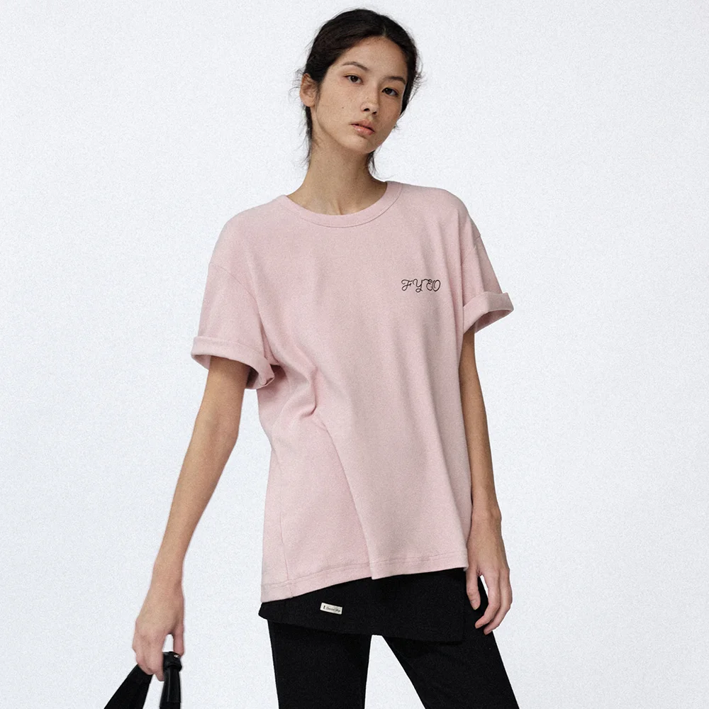 Winter Soft Fleece Tee (Warm Pink)