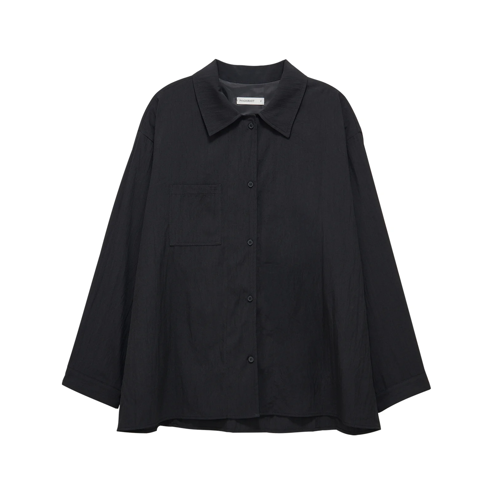 Relaxed Button Shirt (black)