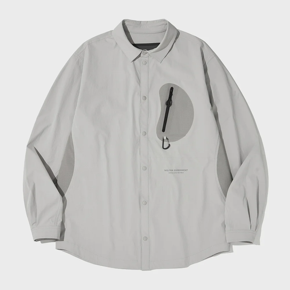 HEART POCKET SHIRT JACKET_LIGHT GRAY_WCL018